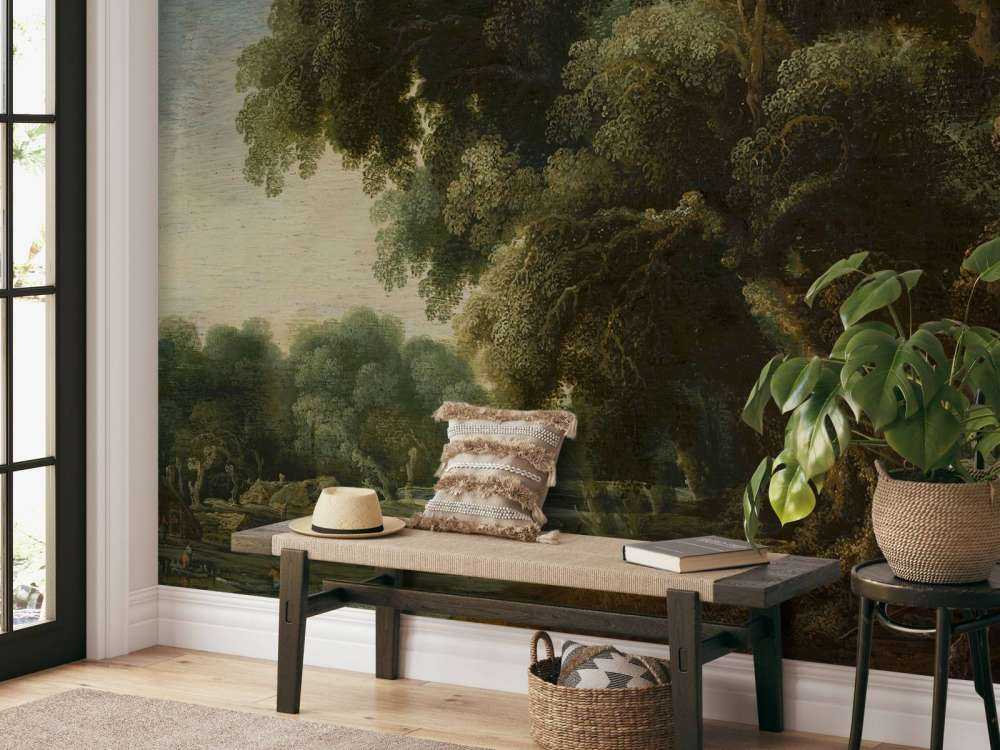 Vorstellbare Waldlandschaft