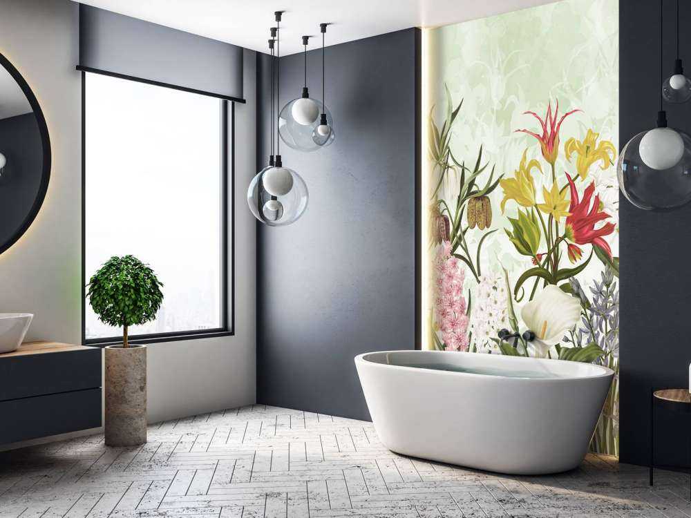 Frühjahrsblumen - Frisches Minzgrün