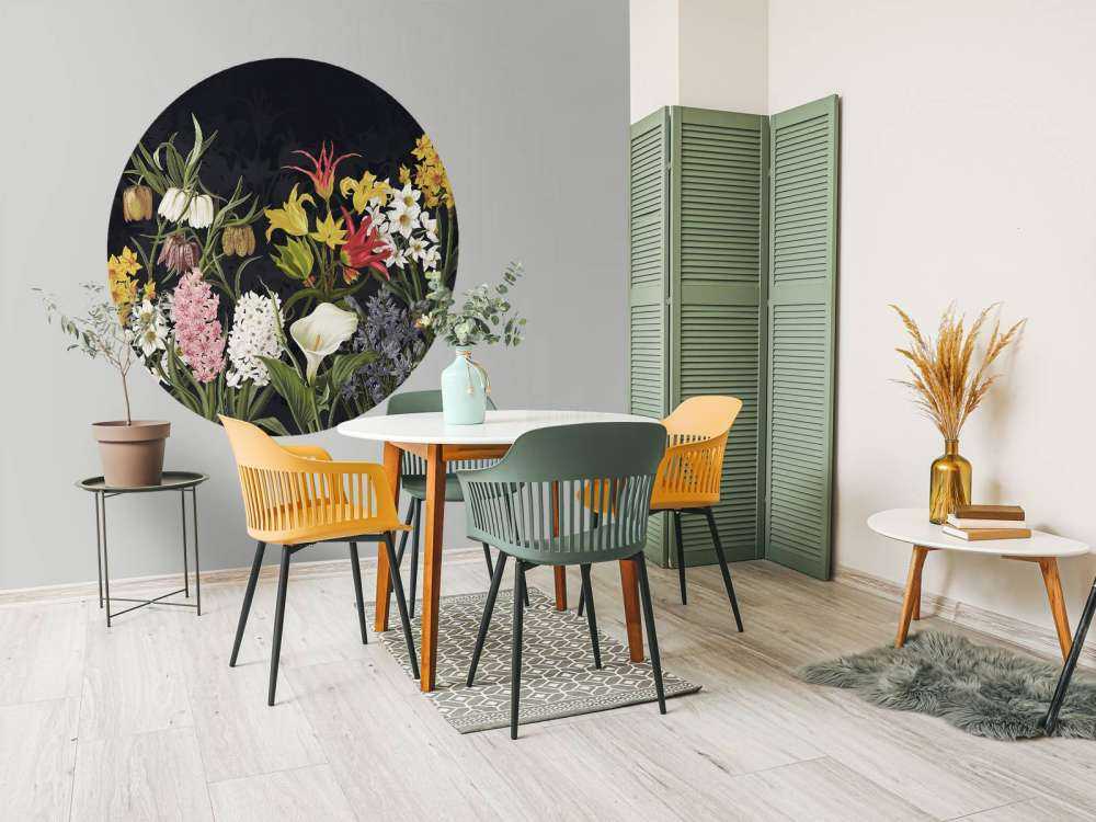 Frühjahrsblumen - Silberfrostgrau