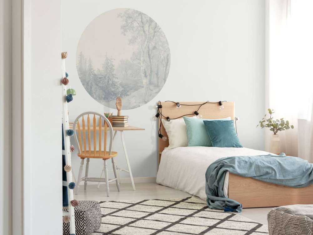 Waldlandschaft Blau #1