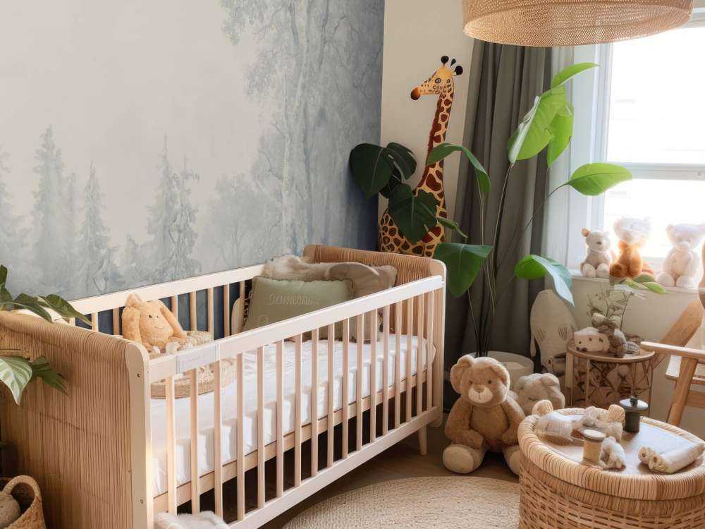 Waldlandschaft Blau #1