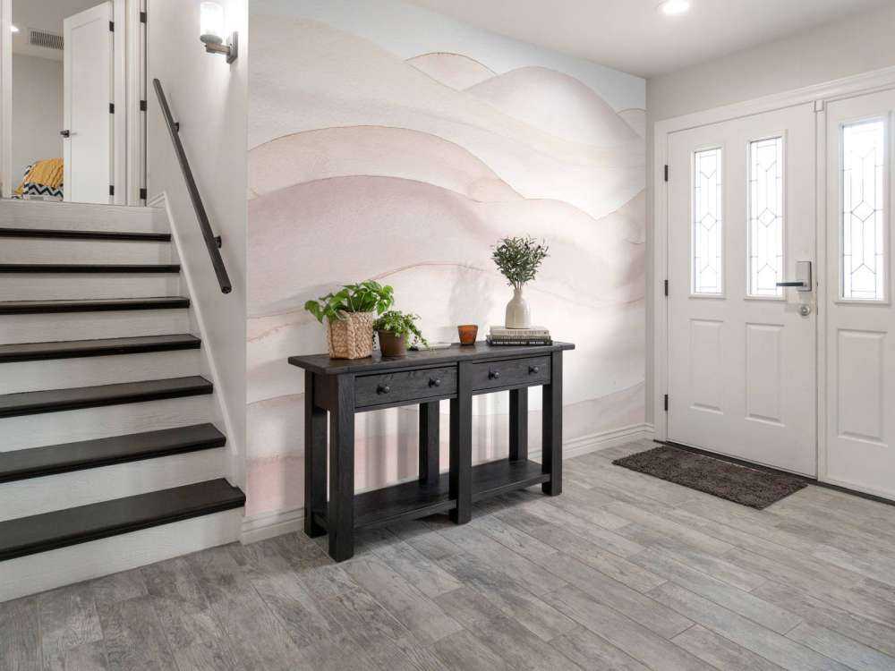 Abstrakter welliger Farbverlauf - nude