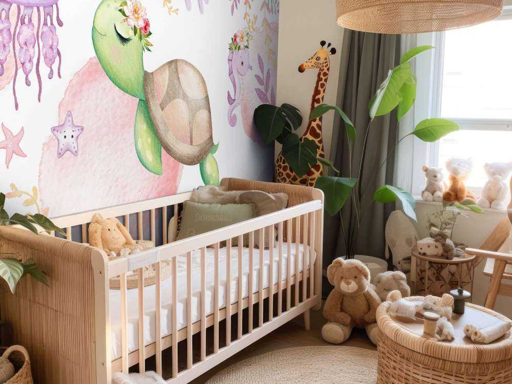 Rosa Meer-Babyzimmer