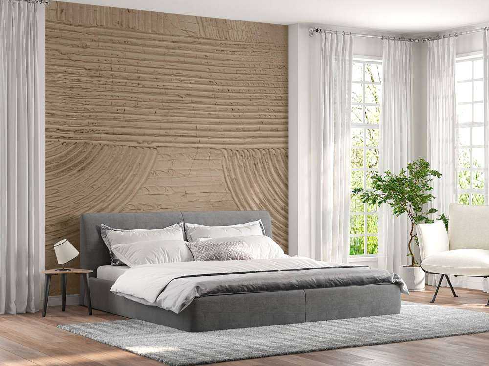 Linien und Strukturen in Taupe