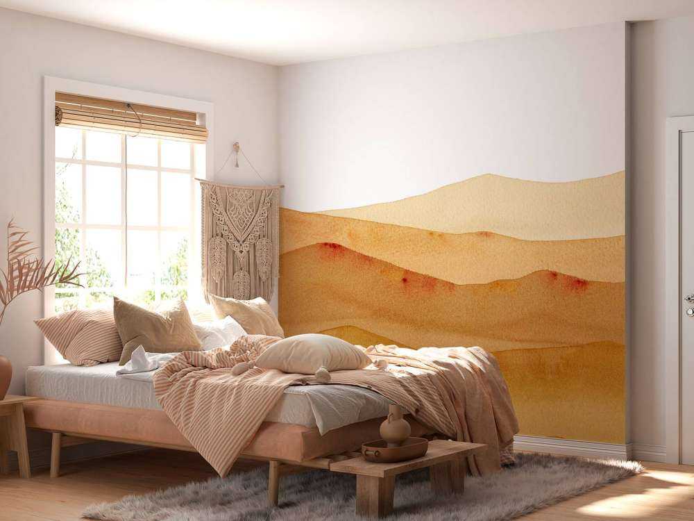 Aquarell Wüste