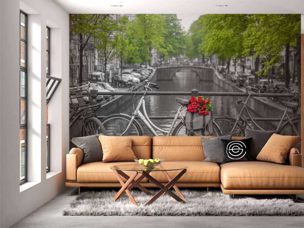 Fahrrad mit Blumen