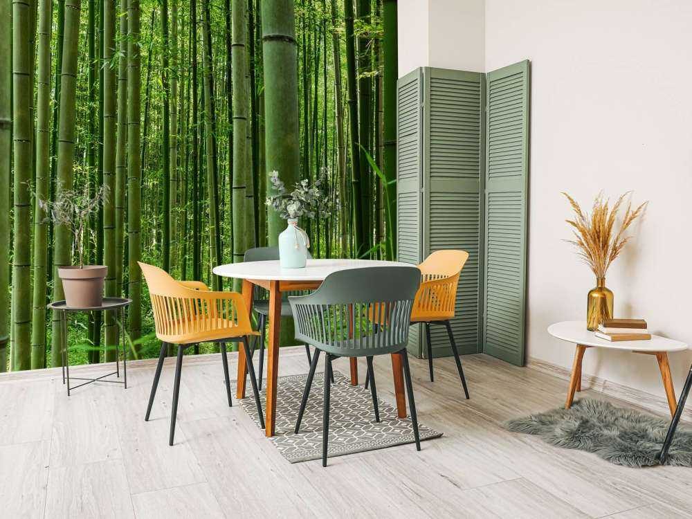 Inmitten des Bambuswaldes