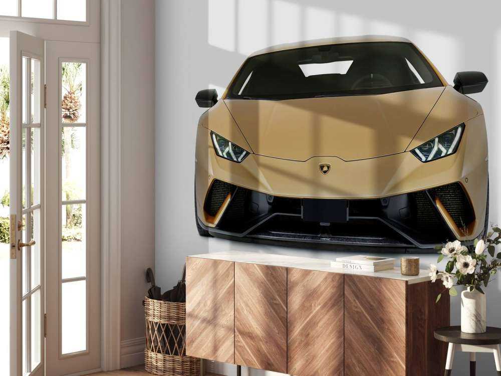 Lamborghini Huracán - Front, weiß