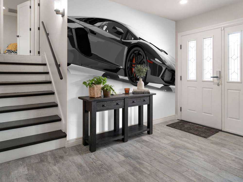 Schwarzes Superauto