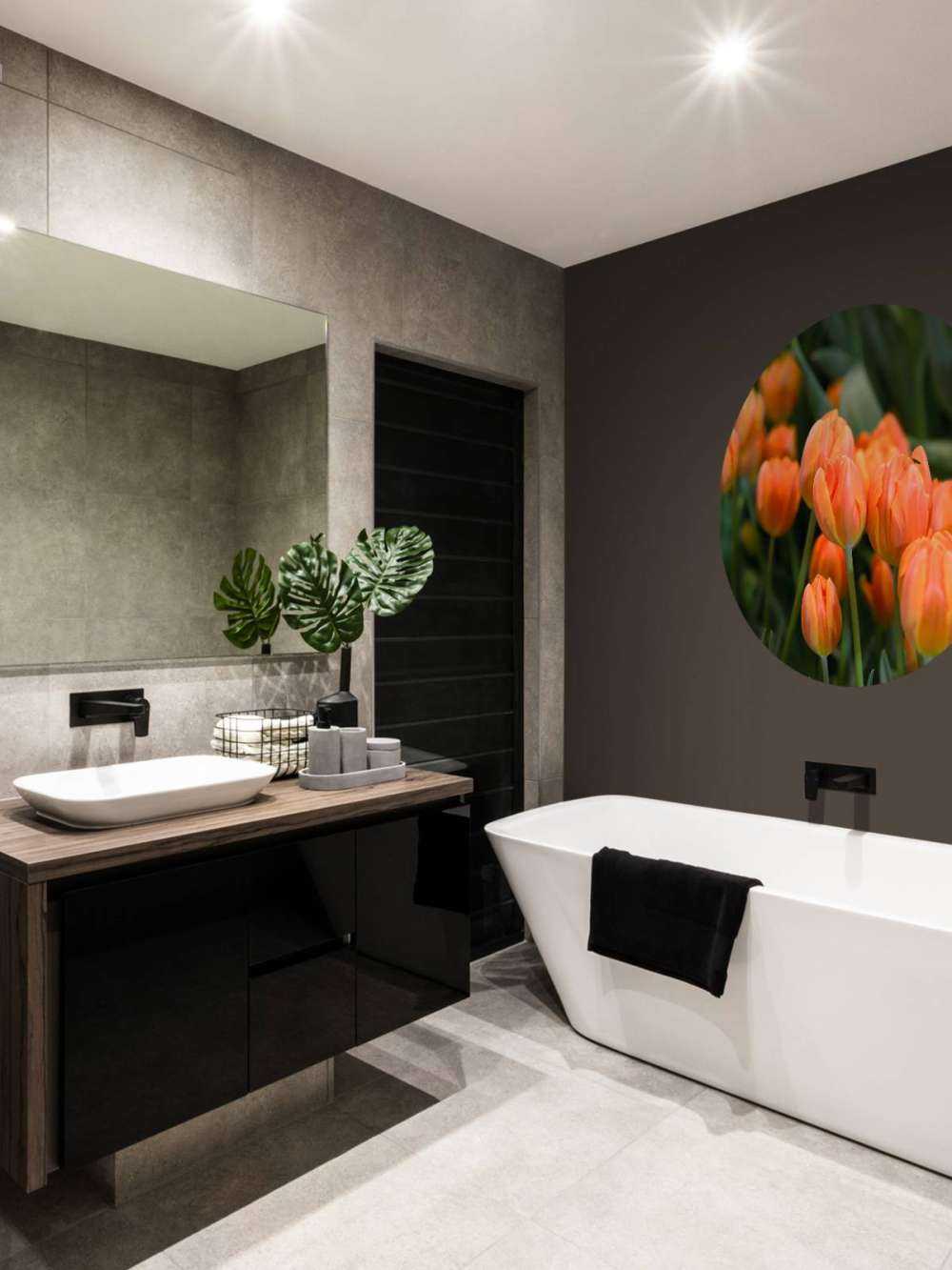 Orangefarbene Tulpen