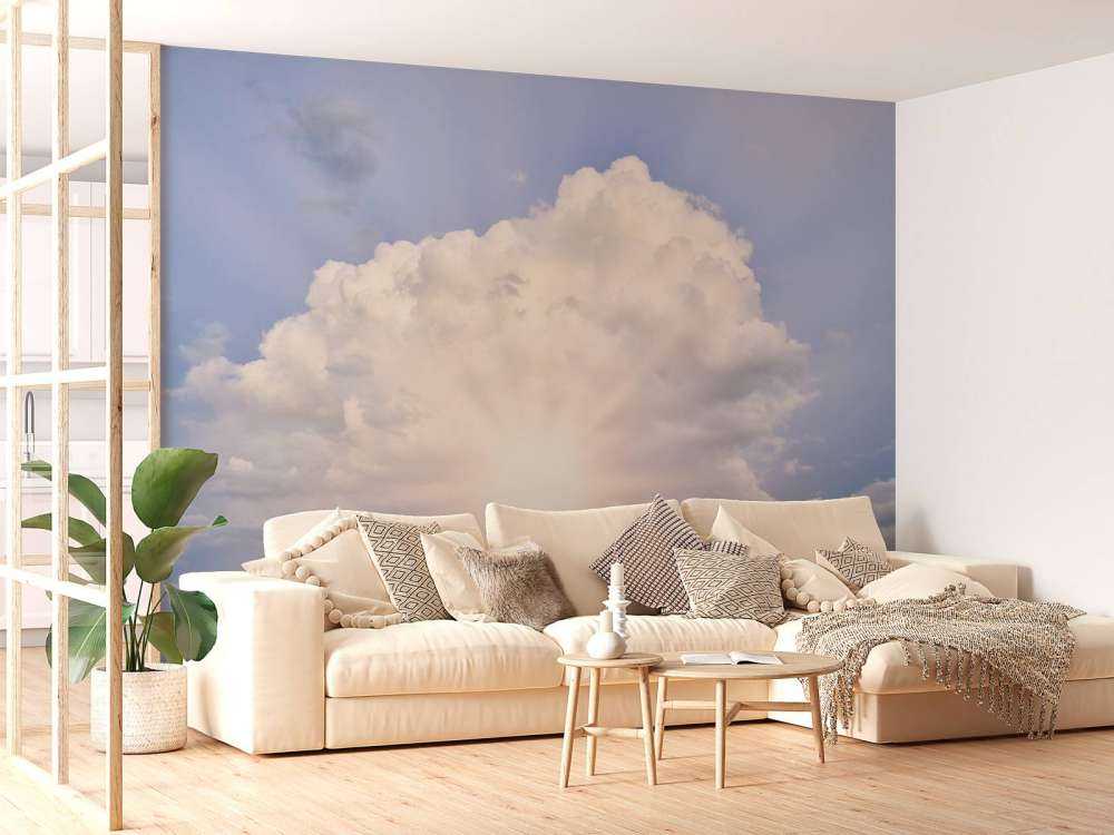 Sonnenstrahlen durch die Wolken