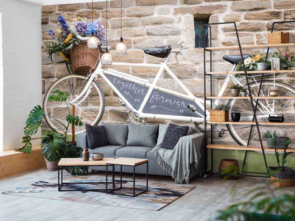 Oldtimer-Hochzeitsfahrrad
