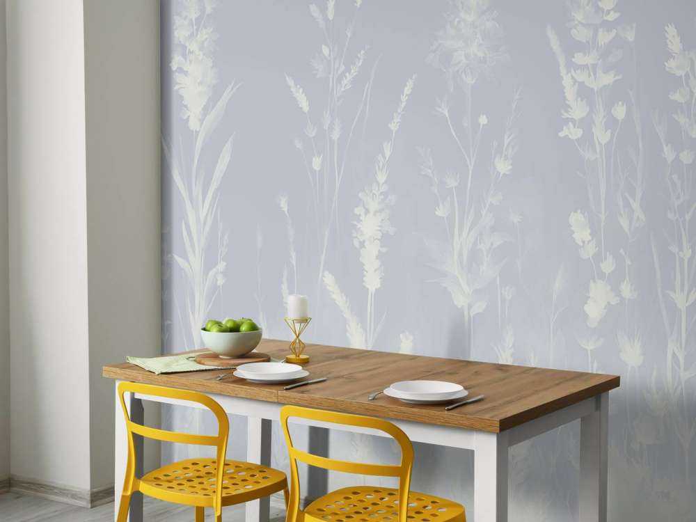 Lavendellicht Nahtlos Staubblau