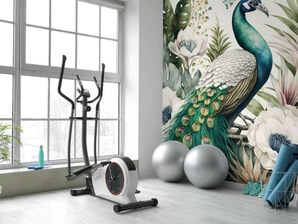 Pfauenflora in Harmonie