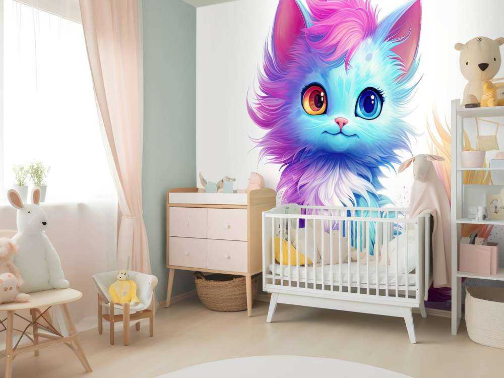 Regenbogen-Katzenbaby
