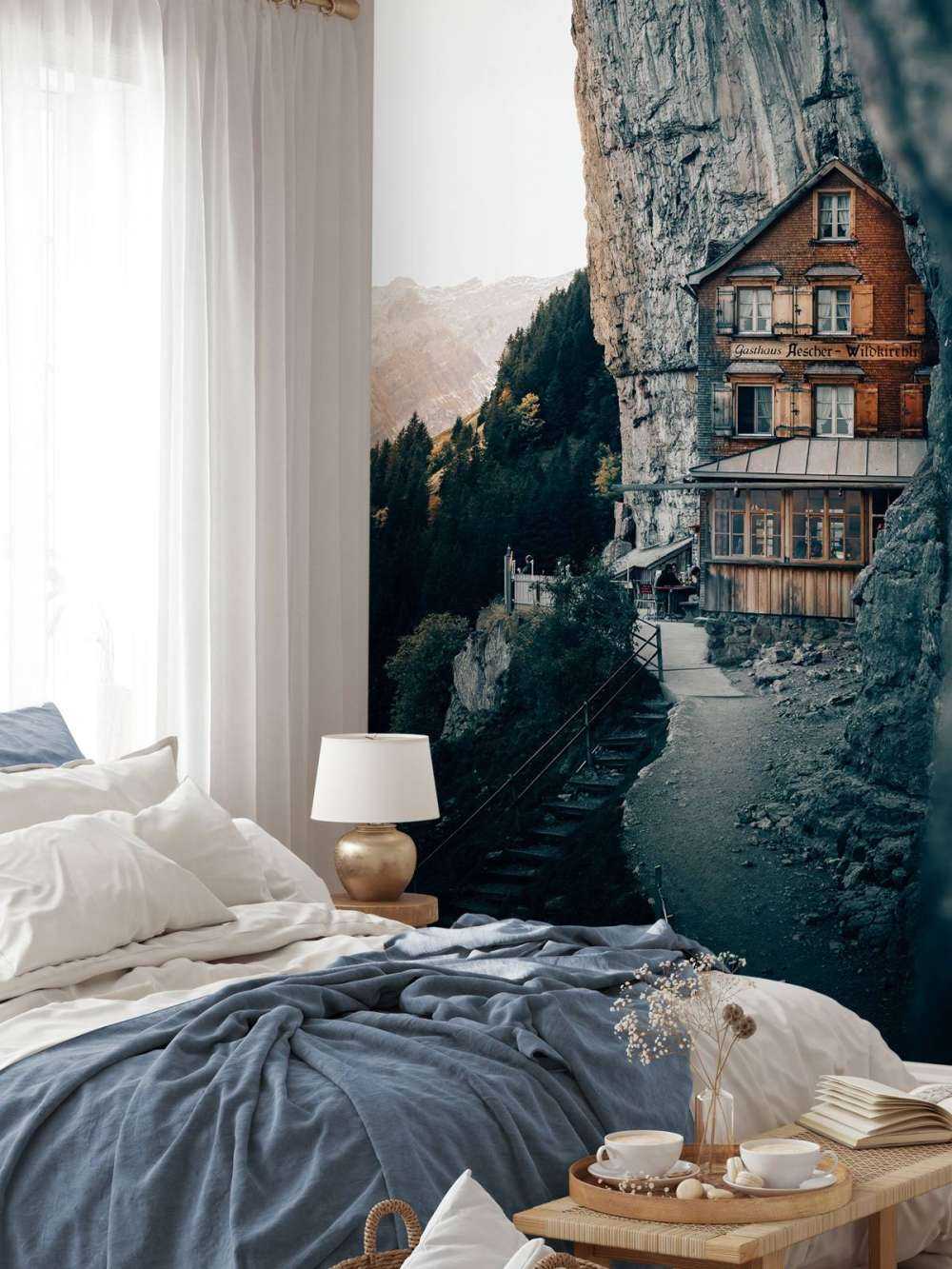 Berghütte in den Alpen