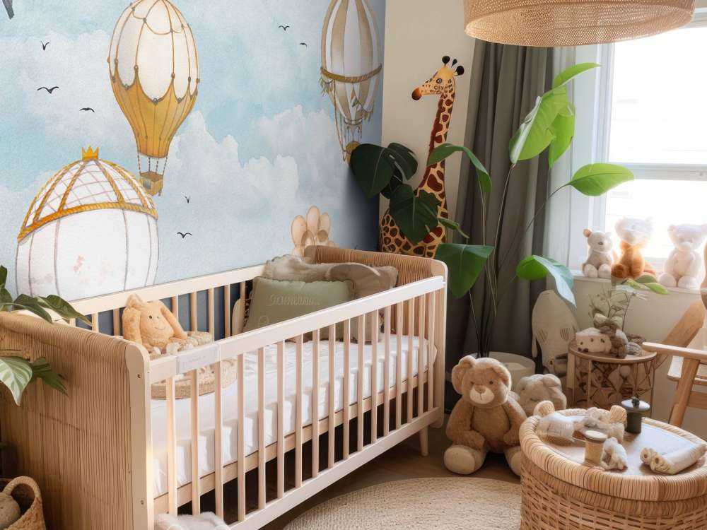 Heißluftballons Aquarell