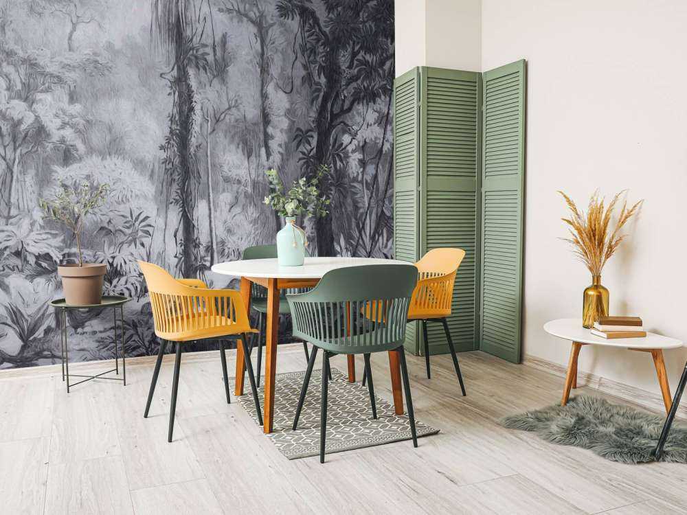 Tropischer Wald - grau