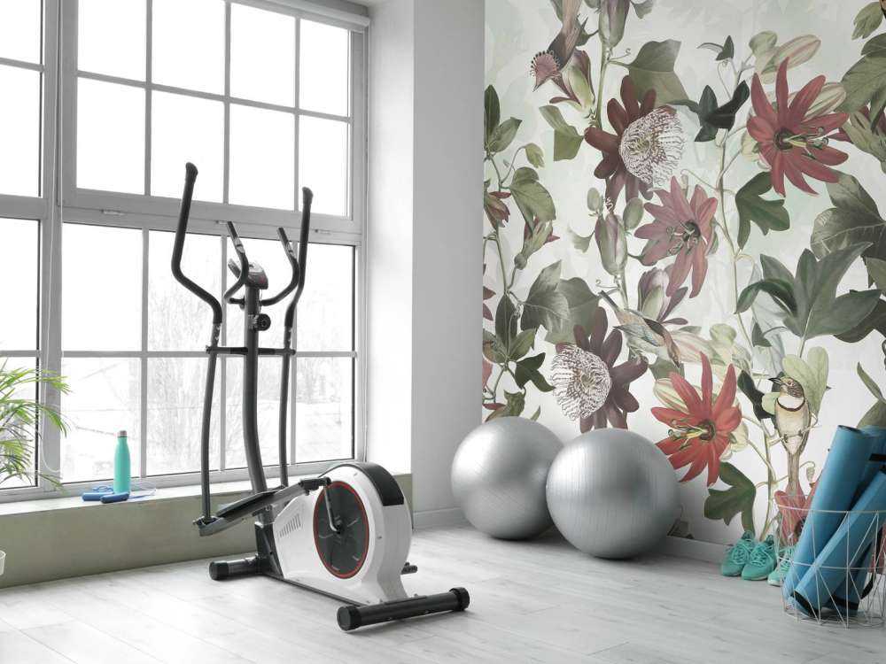 Sieben Vögel im verzauberten Laub - Pastellgrün