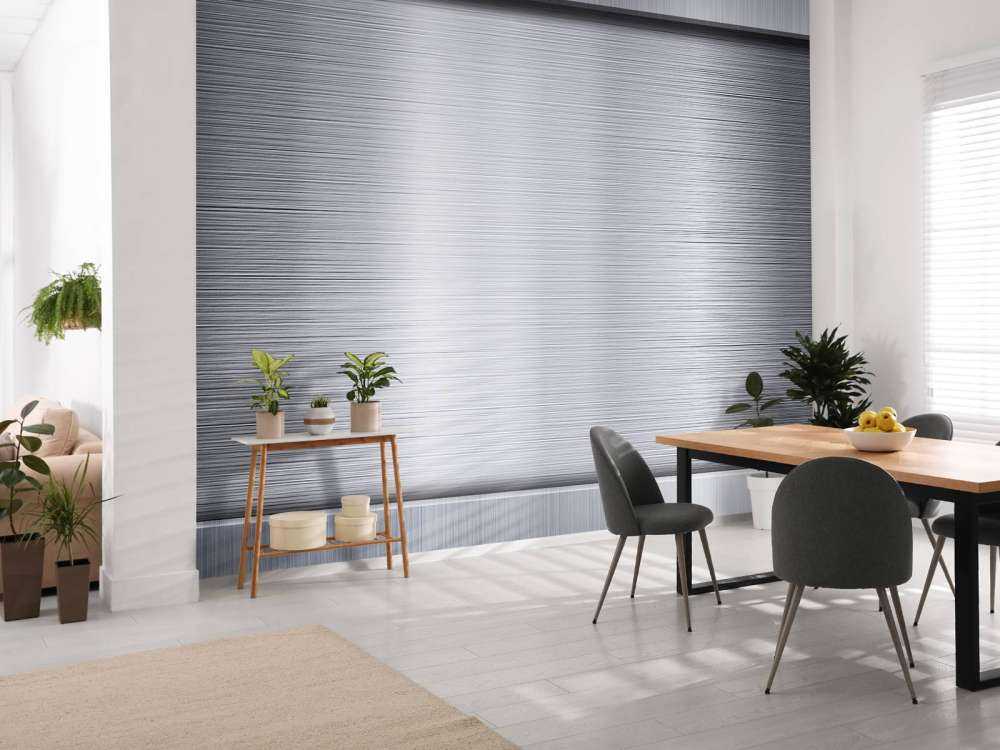 Metallplatte aus gebürstetem Aluminium