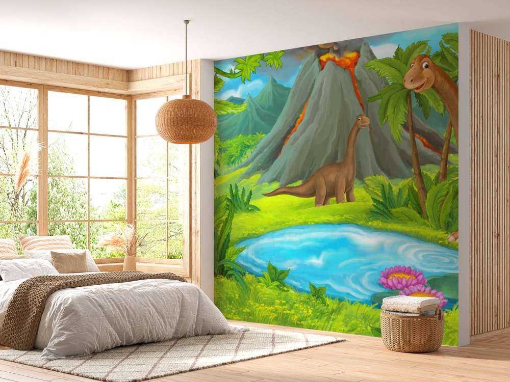 Dinosaurier in der Natur