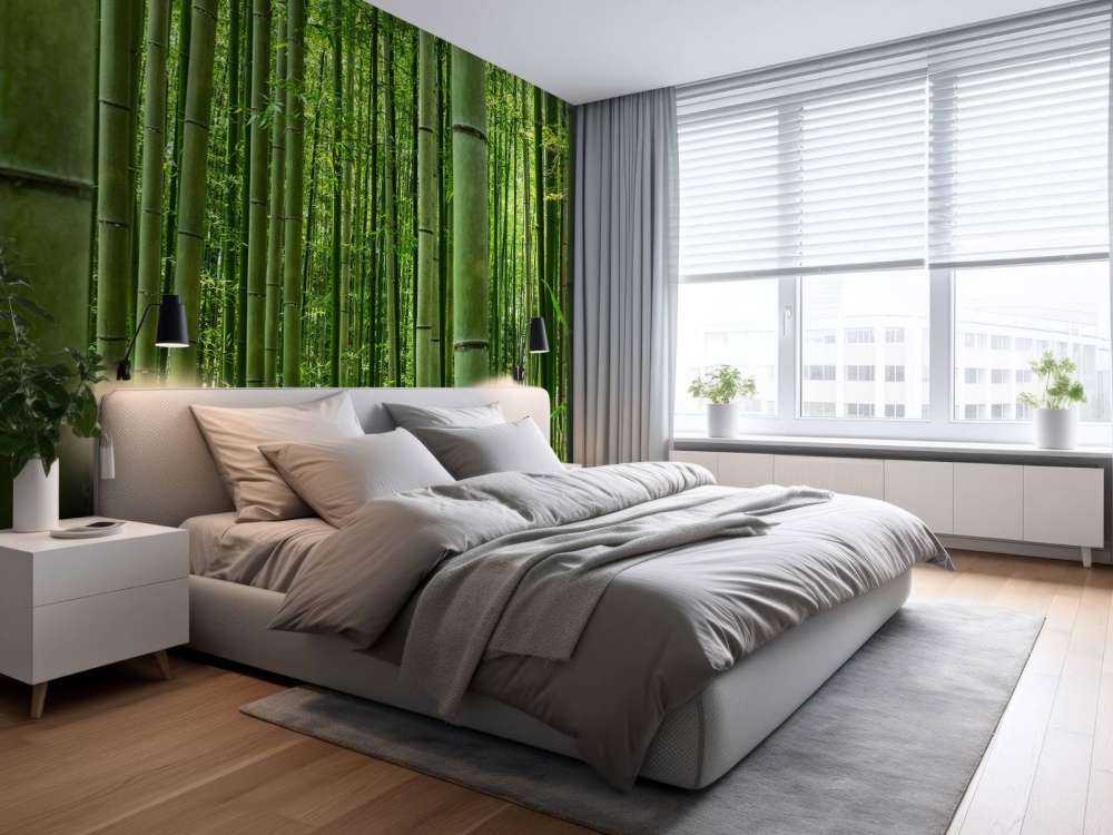 Inmitten des Bambuswaldes