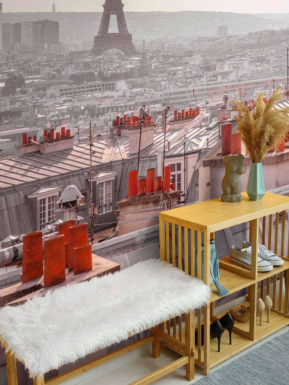 Eiffelturm von Montmartre aus