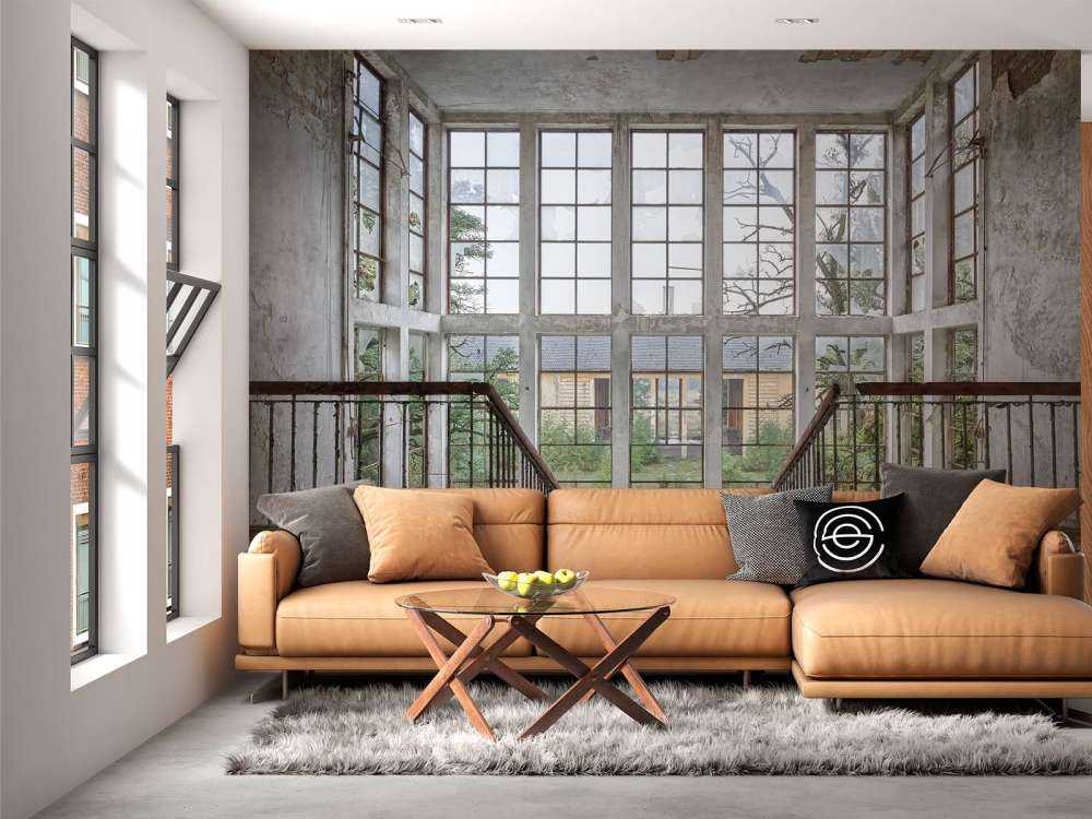 Treppe in verlassenem Gebäude