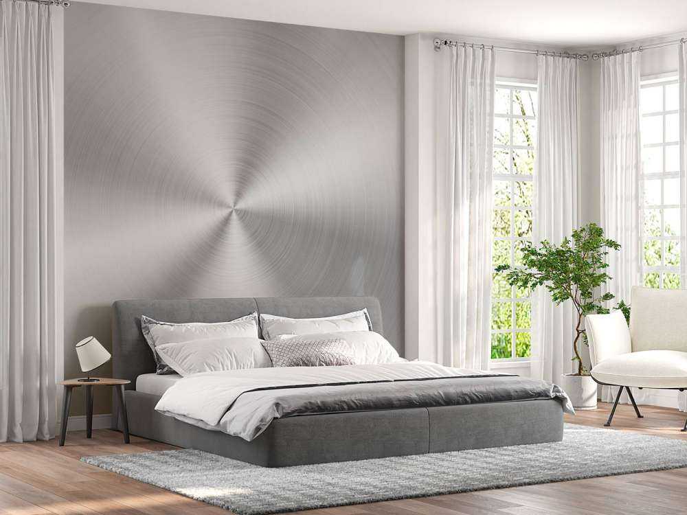 Radiale Metalltextur