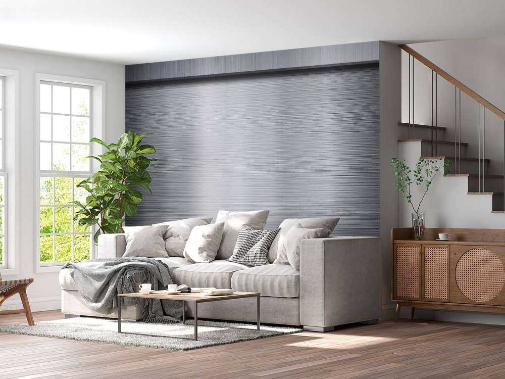 Metallplatte aus gebürstetem Aluminium