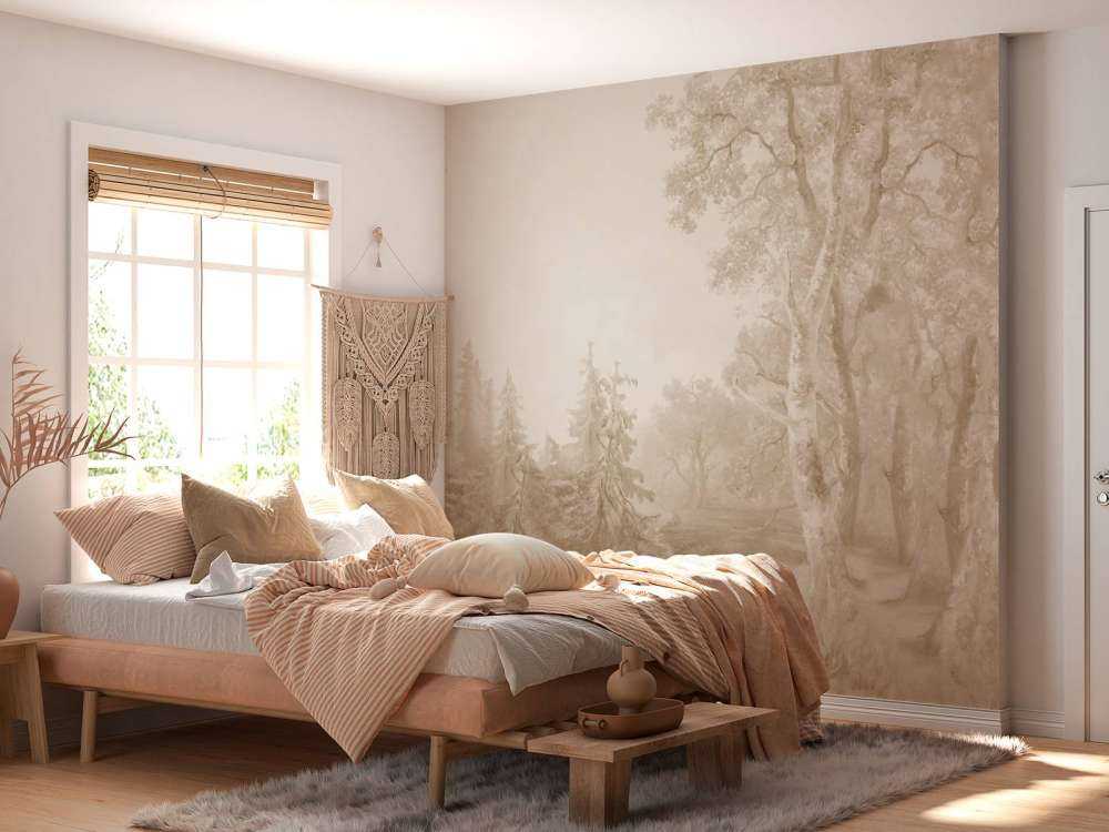 Waldlandschaft Beige #2