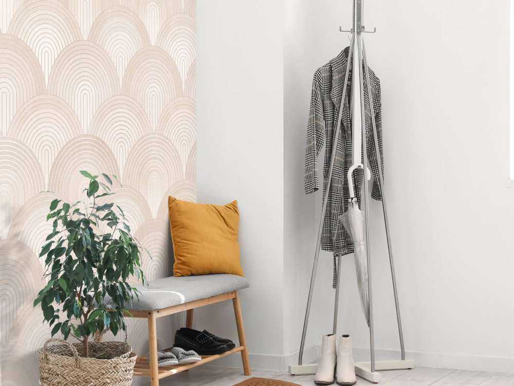 Boho ombre Bögen - Pfirsichflaum