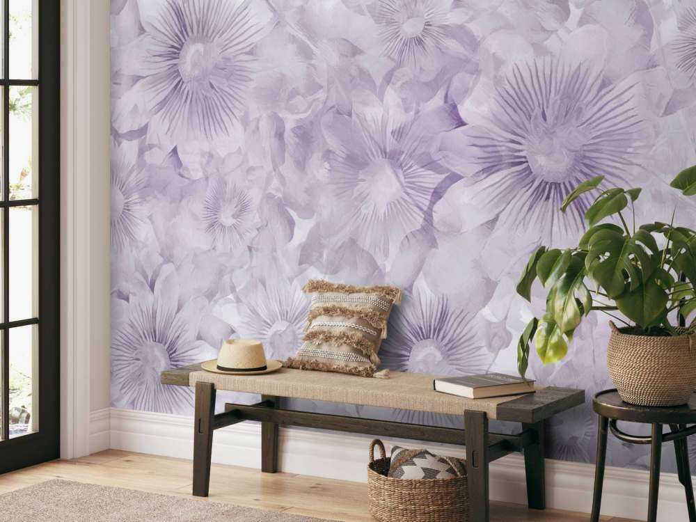 Botanische Aquarell-Eleganz Lavendel