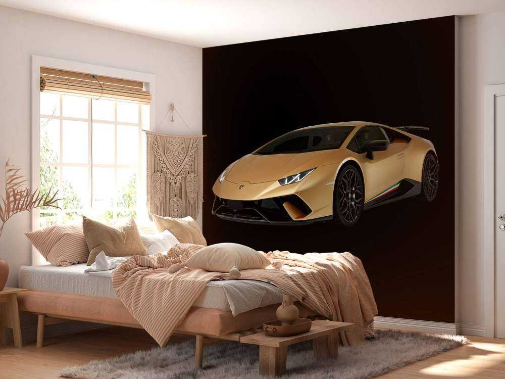 Lamborghini Huracán - Rechts vorne, schwarz