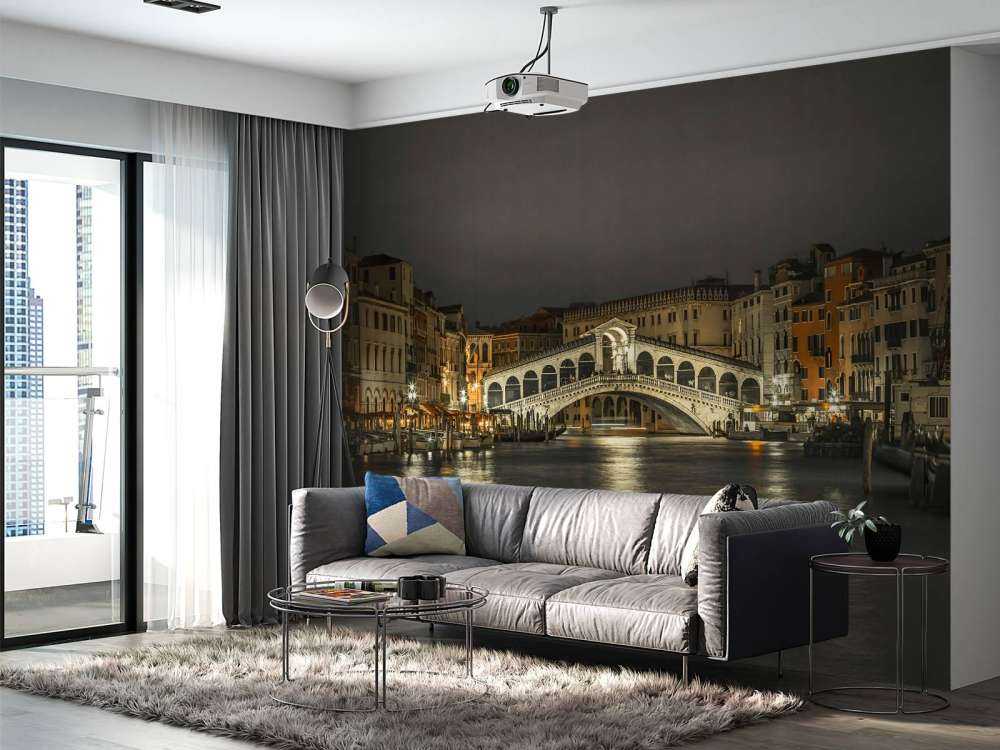 Rialto-Brücke am Abend