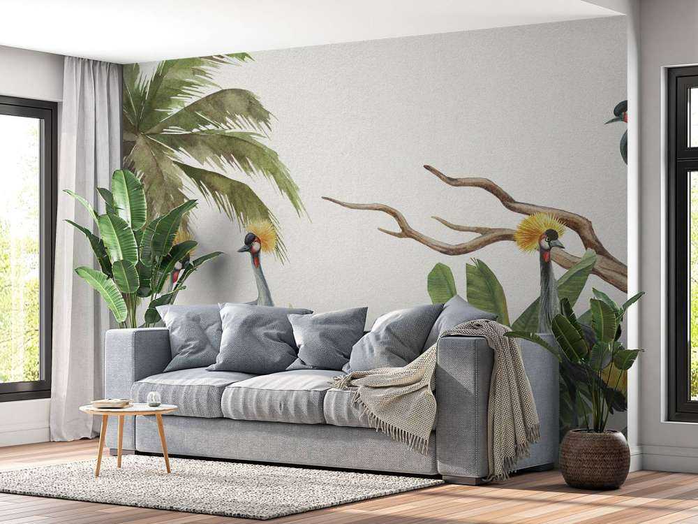 Dschungel mit Kränen