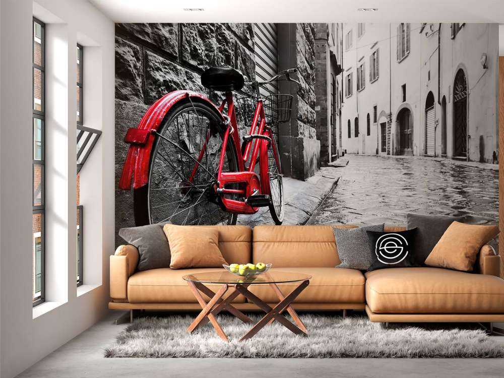 Rotes Fahrrad