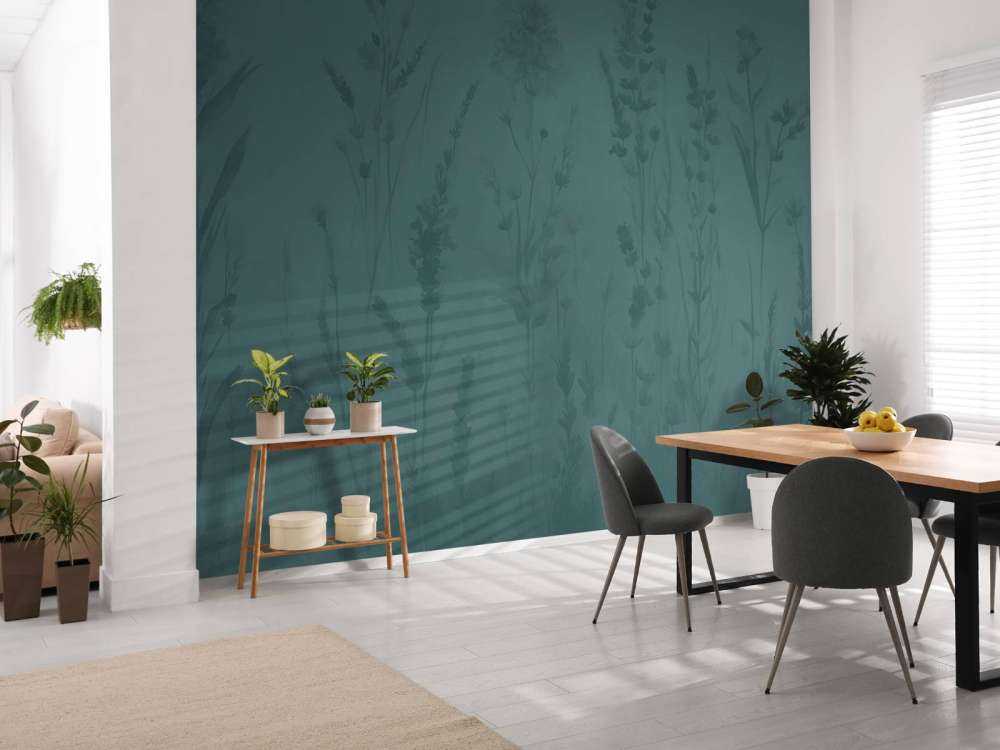 Lavendellicht Nahtlos Tiefes Teal