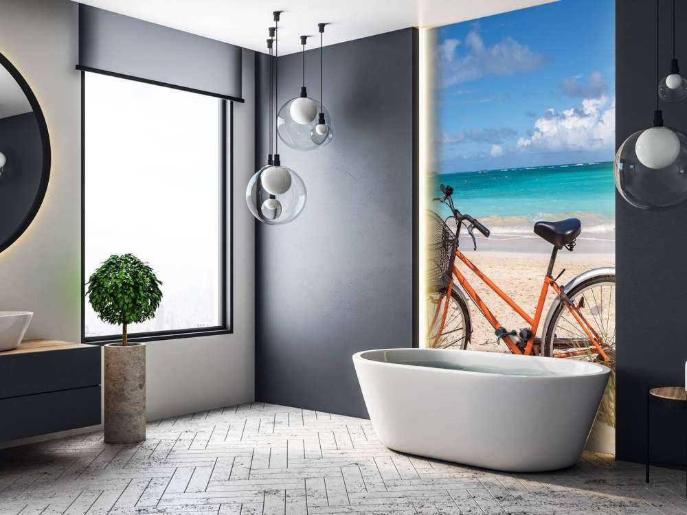 Fahrrad am Strand