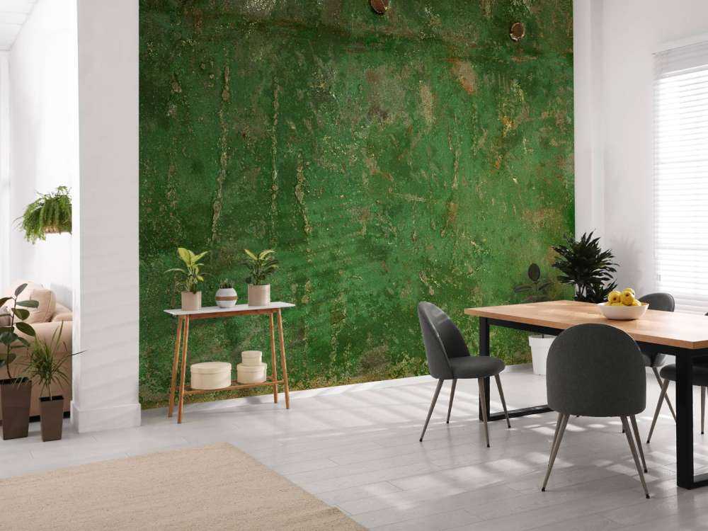 Grünes oxidiertes Metall