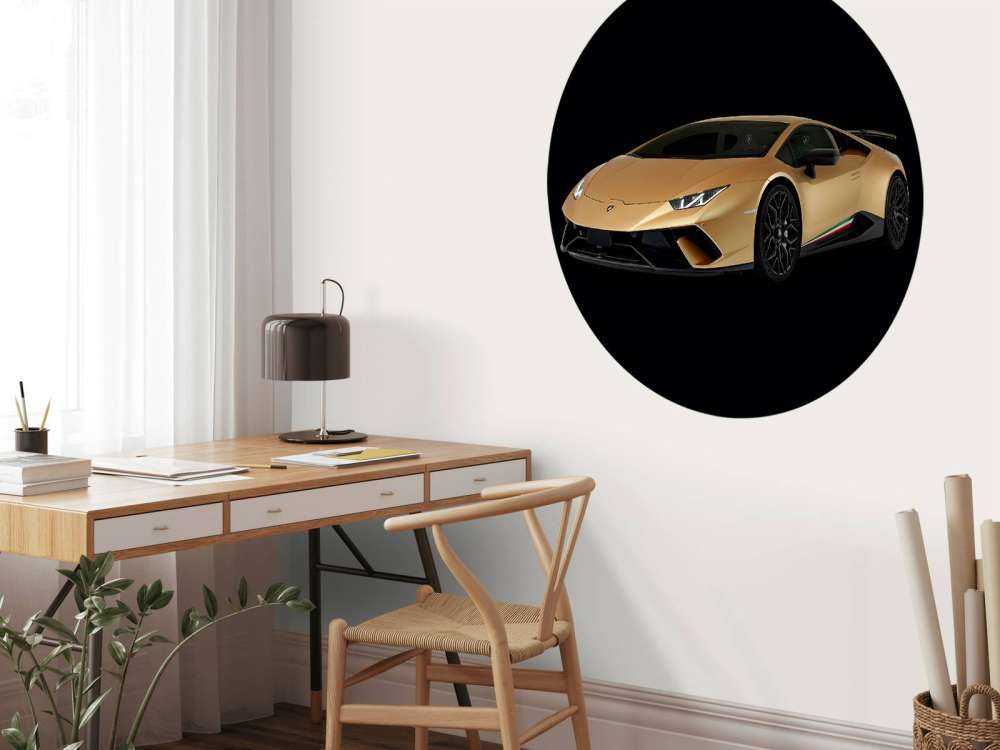 Lamborghini Huracán - Rechts vorne, schwarz