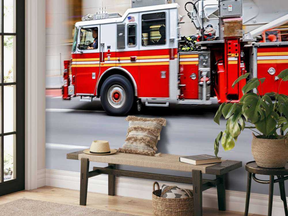 Amerikanisches Feuerwehrauto