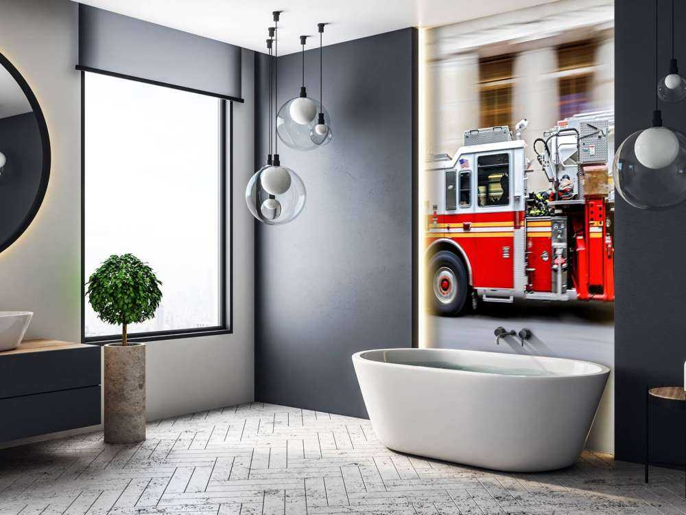 Amerikanisches Feuerwehrauto