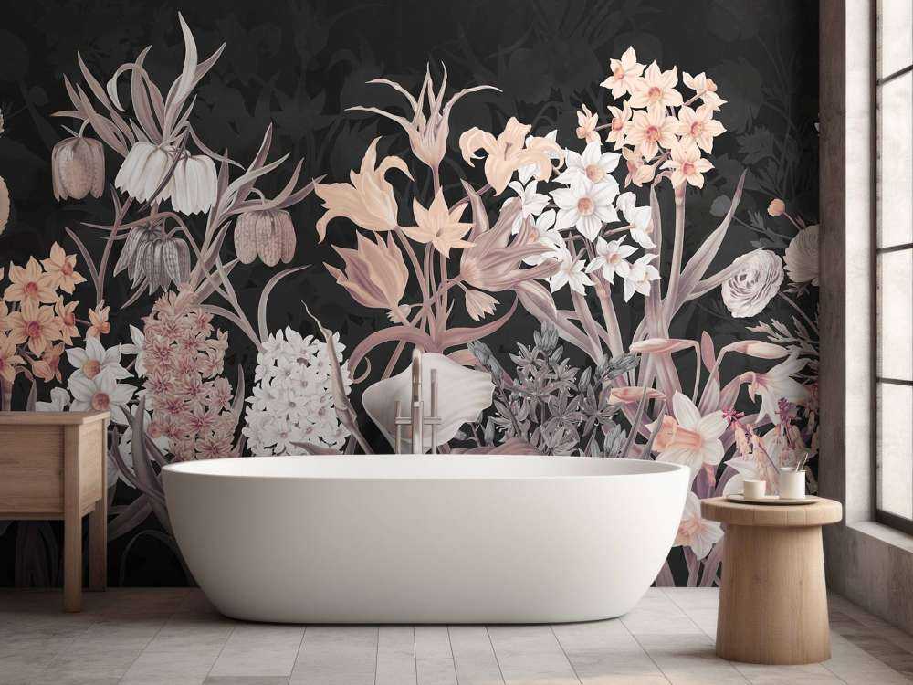 Frühjahrsblumen - Vintage Sepia