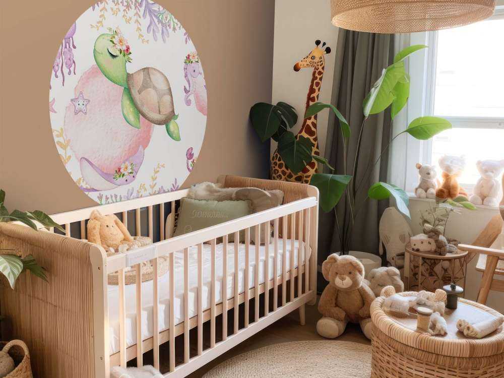 Rosa Meer-Babyzimmer