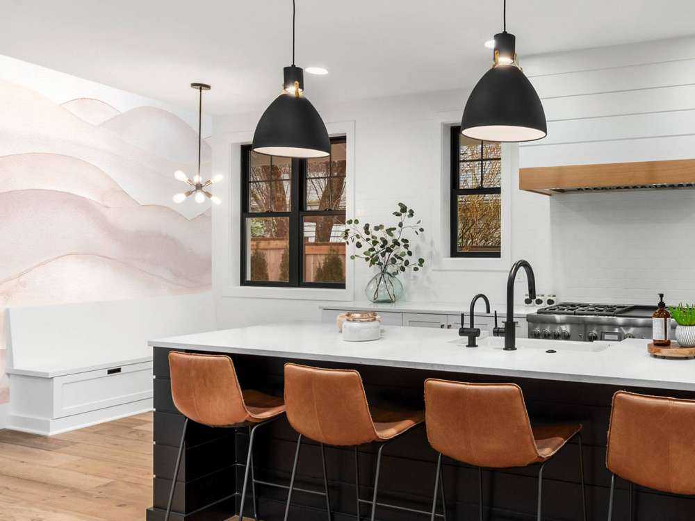 Abstrakter welliger Farbverlauf - nude