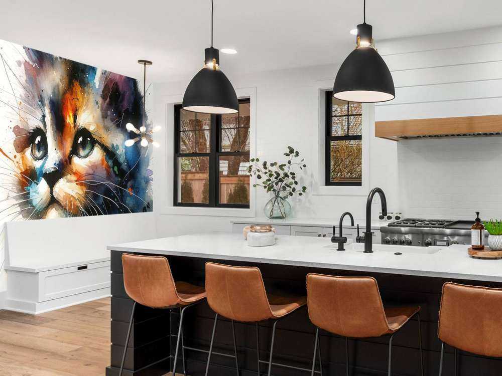 Watercolor Kitty Cat