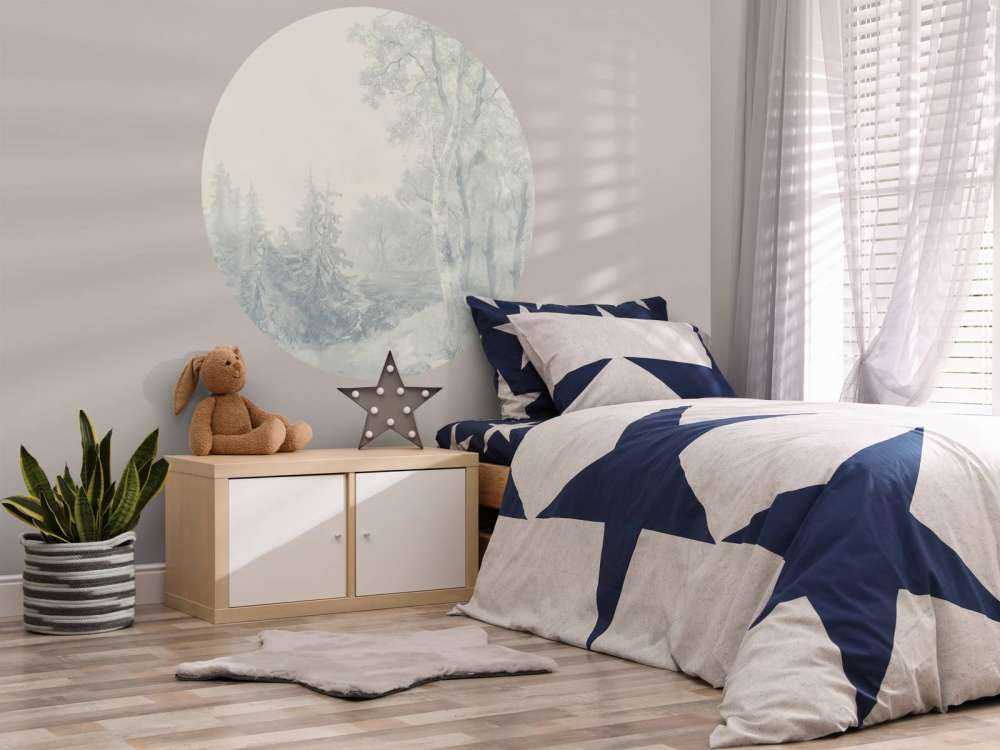 Waldlandschaft Blau #1