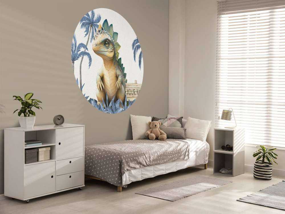 Baby-Stegosaurus im blauen Dschungel