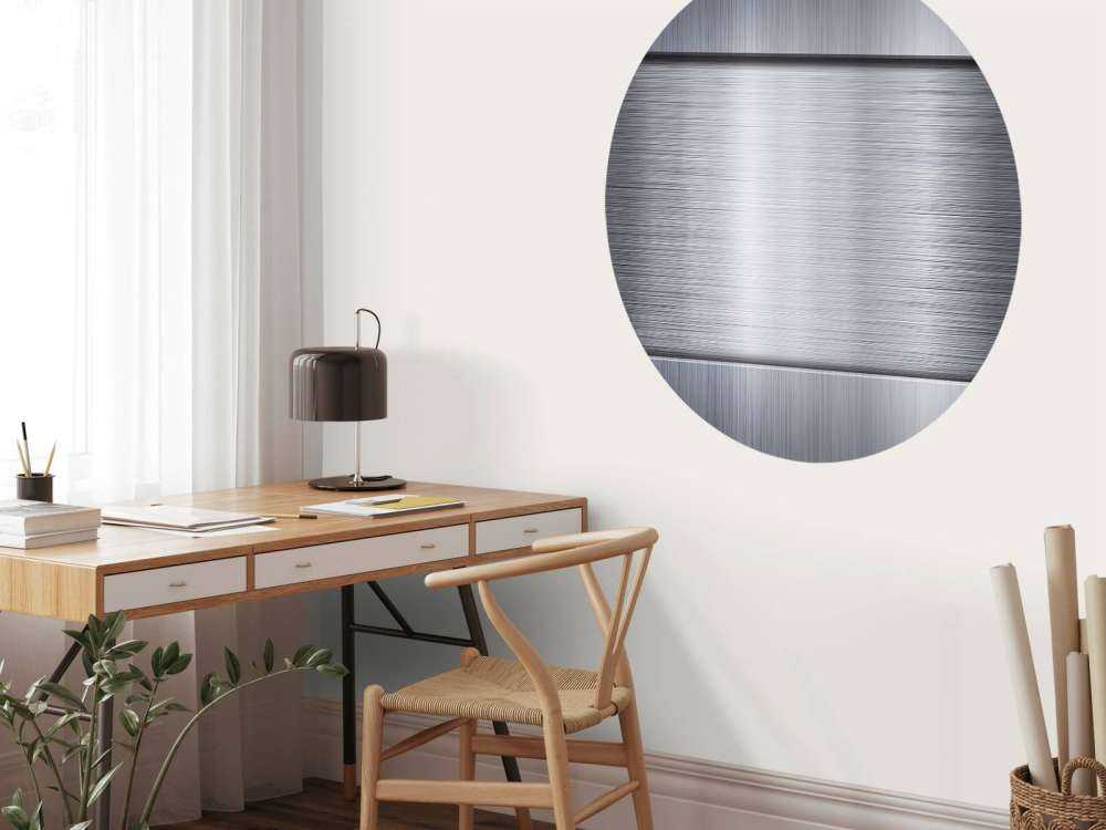 Metallplatte aus gebürstetem Aluminium